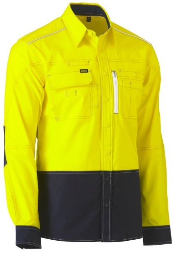 Picture of Bisley, Flx & Move™ Two Tone Hi Vis Utility Shirt